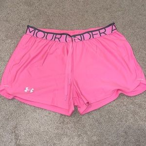 Hot pink Under Armour shorts size medium